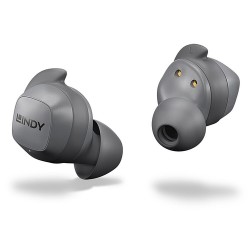 Lindy LE400W Casque True Wireless Stereo (TWS) Ecouteurs Voiture Bluetooth Gris