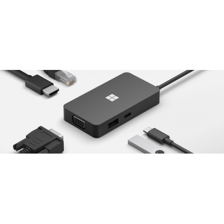 Microsoft 1E4-00002 hub & concentrateur Noir