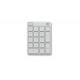 Microsoft Number Pad clavier numérique Universel Bluetooth Blanc
