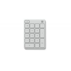 Microsoft Number Pad clavier numérique Universel Bluetooth Blanc