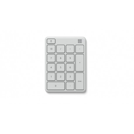 Microsoft Number Pad clavier numérique Universel Bluetooth Blanc