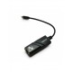 Urban Factory AUR04UF changeur de genre de câble USB C RJ-45 Noir