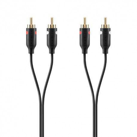 Belkin RCA Audio Cable 1m câble audio Noir