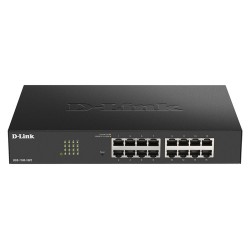 D-Link DGS-1100-16V2 commutateur réseau Géré L2 Gigabit Ethernet (10/100/1000) Noir