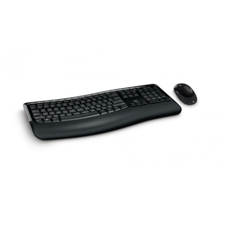 Microsoft PP4-00007 clavier Souris incluse RF sans fil AZERTY Français Noir