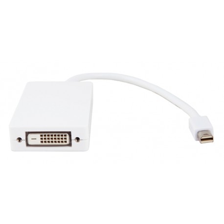 Urban Factory CBB41UF câble vidéo et adaptateur Mini DisplayPort DisplayPort + DVI + HDMI Blanc