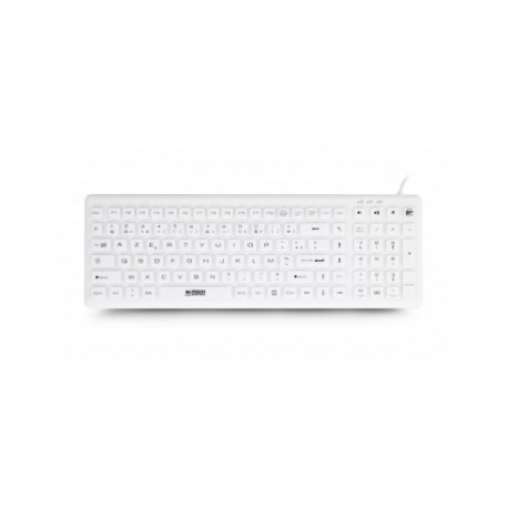 Urban Factory AKB69UF clavier USB QWERTY Espagnole Blanc
