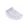 A5002 Kit de nettoyage PrinterClean : 50 cartes pré-imprégnées dalcool ispropylique pour Tattoo2 Pebble4 Dualys3