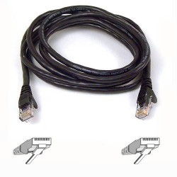 Belkin High Performance Category 6 UTP Patch Cable 2m câble de réseau Noir