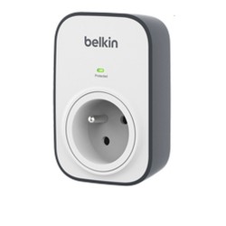 Belkin BSV103CA protection surtension Noir, Blanc 1 sortie(s) CA