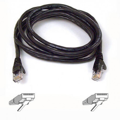 Belkin High Performance Category 6 UTP Patch Cable 1m câble de réseau Noir