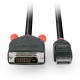 Lindy 41493 câble vidéo et adaptateur 5 m DVI-D DisplayPort Noir