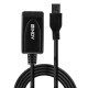 Lindy 43155 câble USB 5 m USB 3.2 Gen 1 (3.1 Gen 1) USB A Noir