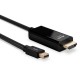 Lindy 36926 câble vidéo et adaptateur 1 m HDMI Type A (Standard) Mini DisplayPort Noir