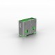 Lindy 40461 bloqueur de port USB Type-A Vert Acrylonitrile-Butadiène-Styrène (ABS) 10 pièce(s)