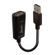 Lindy 43172 adaptateur graphique USB Noir