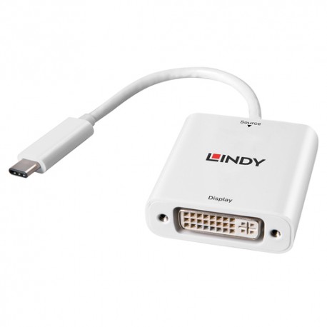Lindy 43243 adaptateur graphique USB 1920 x 1200 pixels Blanc