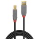 Lindy 36742 câble USB 2 m USB 3.2 Gen 1 (3.1 Gen 1) USB A USB B Noir, Gris