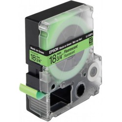 Epson LC-5GBF9 - Fluorescent - Noir sur Vert - 18mmx9m - LW-400/400VP/700/900P