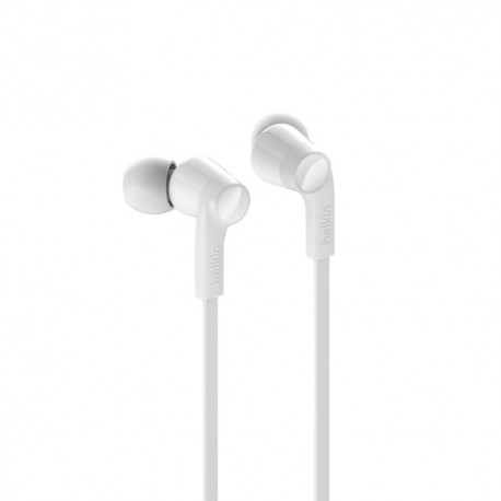 Belkin Rockstar Écouteurs Avec fil Ecouteurs Appels/Musique Blanc