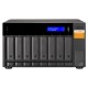 QNAP TL-D800S Boîtier de disques de stockage Boîtier disque dur/SSD Noir, Gris 2.5/3.5"