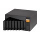 QNAP TL-D800S Boîtier de disques de stockage Boîtier disque dur/SSD Noir, Gris 2.5/3.5"