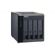 QNAP TL-D400S Boîtier de disques de stockage Boîtier disque dur/SSD Noir, Gris 2.5/3.5"