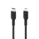 Belkin CAA004BT1MBK câble Lightning 1 m Noir