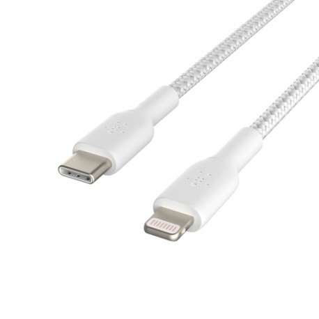 Belkin CAA004BT2MWH câble Lightning 2 m Blanc