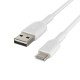 Belkin BoostCharge câble USB 1 m USB A USB C Blanc