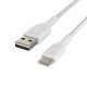 Belkin CAB002BT0MWH câble USB 0,15 m USB A USB C Blanc