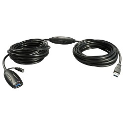 Lindy 43099 câble USB 15 m USB 3.2 Gen 1 (3.1 Gen 1) USB A Noir