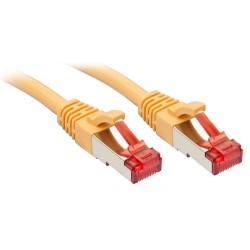 Lindy RJ-45/RJ-45 Cat6 1m câble de réseau Jaune S/FTP (S-STP)