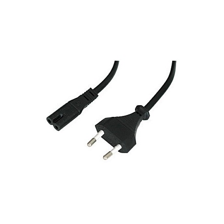 Lindy 30422 câble électrique Noir 3 m CEE7/16 Coupleur C7