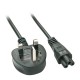 Lindy 30409 câble électrique Noir 2 m Coupleur C5