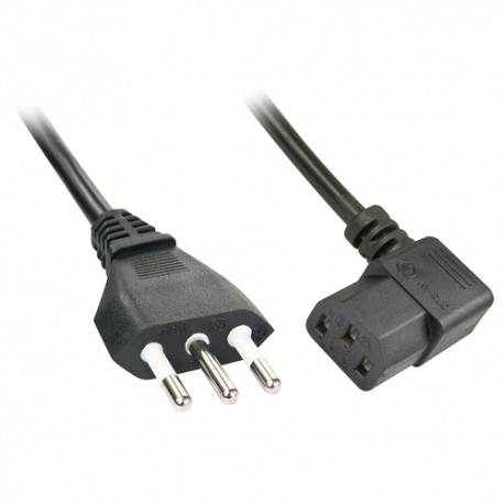 Lindy 30346 câble électrique Noir 2 m Coupleur C13
