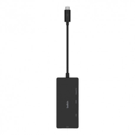 Belkin AVC003BTBK station d'accueil Avec fil USB 3.2 Gen 1 (3.1 Gen 1) Type-C Noir