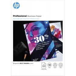 HP Papier Professional Business, brillant, 180 g/m2, A3 (297 x 420 mm), 150 feuilles