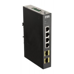 D-Link DIS-100G-6S commutateur réseau Non-géré Gigabit Ethernet (10/100/1000) Noir