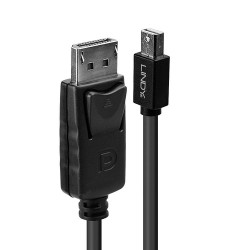 Lindy 41646 câble DisplayPort 2 m Mini DisplayPort Noir