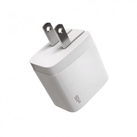Silicon Power SP18WASYQM152PCW chargeur d'appareils mobiles Universel Blanc Secteur Charge rapide Intérieure