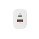 Silicon Power SP18WASYQM152PCW chargeur d'appareils mobiles Universel Blanc Secteur Charge rapide Intérieure