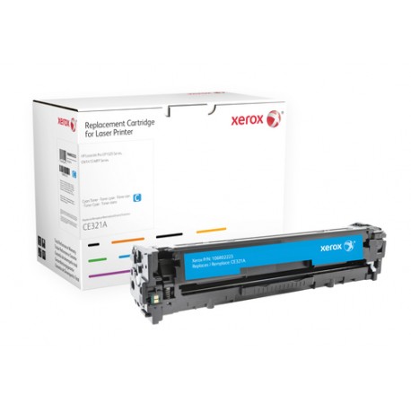 Xerox Toner cyan. Equivalent à HP CE321A. Compatible avec HP Colour LaserJet CM1415, Colour LaserJet CP1210, Colour LaserJet CP1