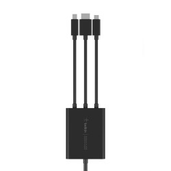 Belkin B2B169 câble vidéo et adaptateur 24 m HDMI + USB Mini DisplayPort Noir
