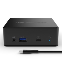 Belkin USB-C Dual Display Docking Station USB 3.2 Gen 1 (3.1 Gen 1) Type-C Noir