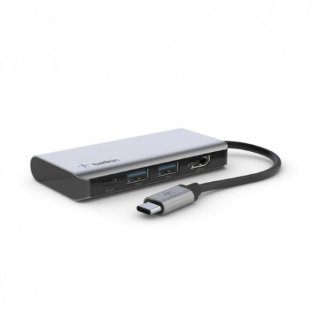 Belkin AVC006btSGY USB 3.2 Gen 1 (3.1 Gen 1) Type-C Argent