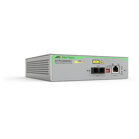 Allied Telesis AT-PC2000/SC-60 convertisseur de support réseau 1000 Mbit/s 850 nm Gris