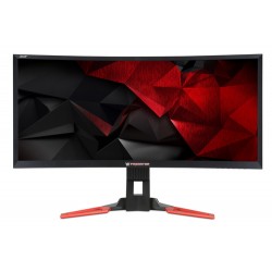 Acer Predator Z35 LED display 88,9 cm (35") 2560 x 1080 pixels Full HD LCD Noir, Rouge