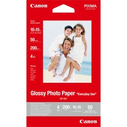 Canon Papier photo brillant 4 × 6” (10 × 15 cm) GP-501 - 50 feuilles