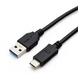 Fujitsu S26391-F1667-L110 câble USB USB 3.2 Gen 1 (3.1 Gen 1) USB A USB C Noir
